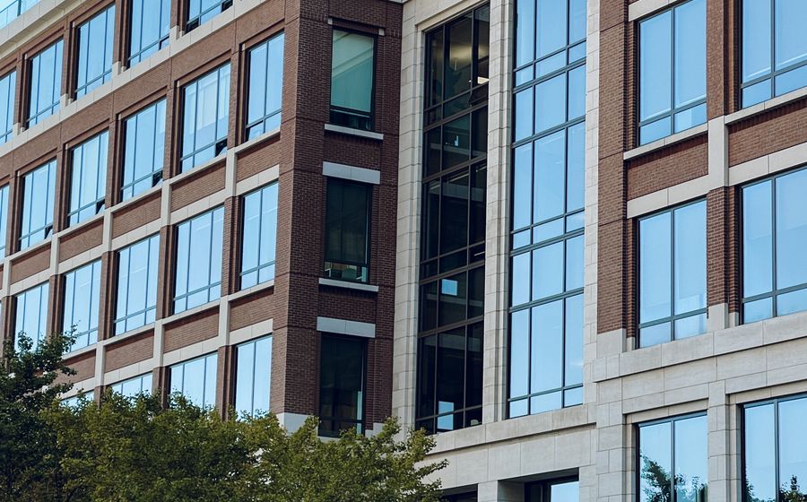 Modern commercial office building exterior